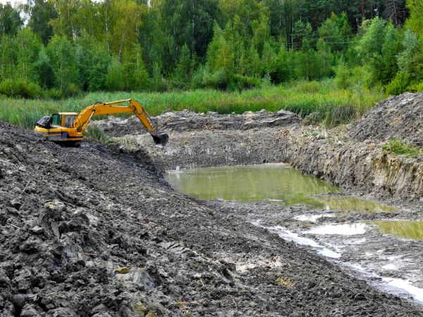 Fish Pond Digging in Mentor