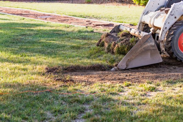 Yard Drainage Grading in Mentor