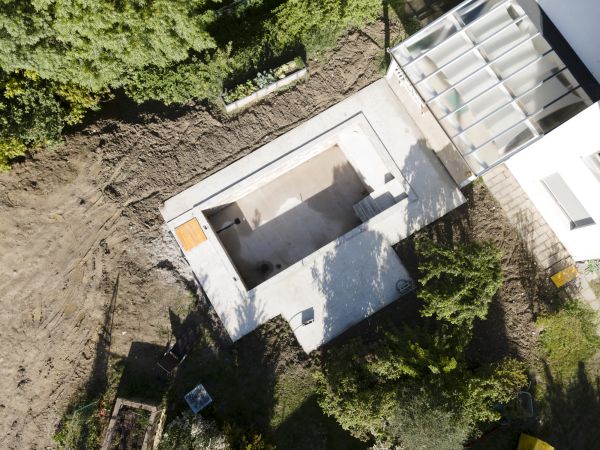 Pool Area Grading in Mentor
