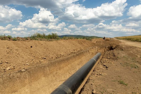 Gas Line Trenching in Mentor
