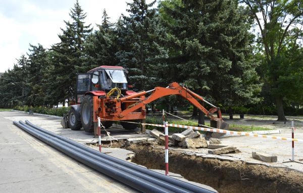 Sewer Line Excavation in Mentor