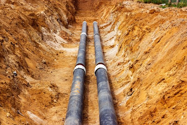 Water Line Trenching in Mentor