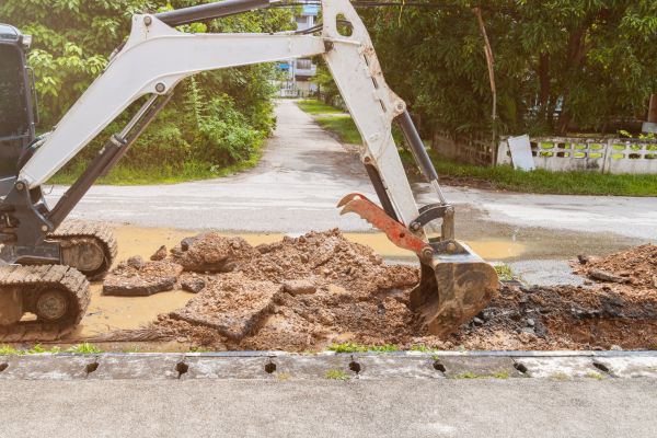 Cost of Water Line Excavation in Mentor