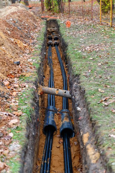 Electrical Line Excavation in Mentor